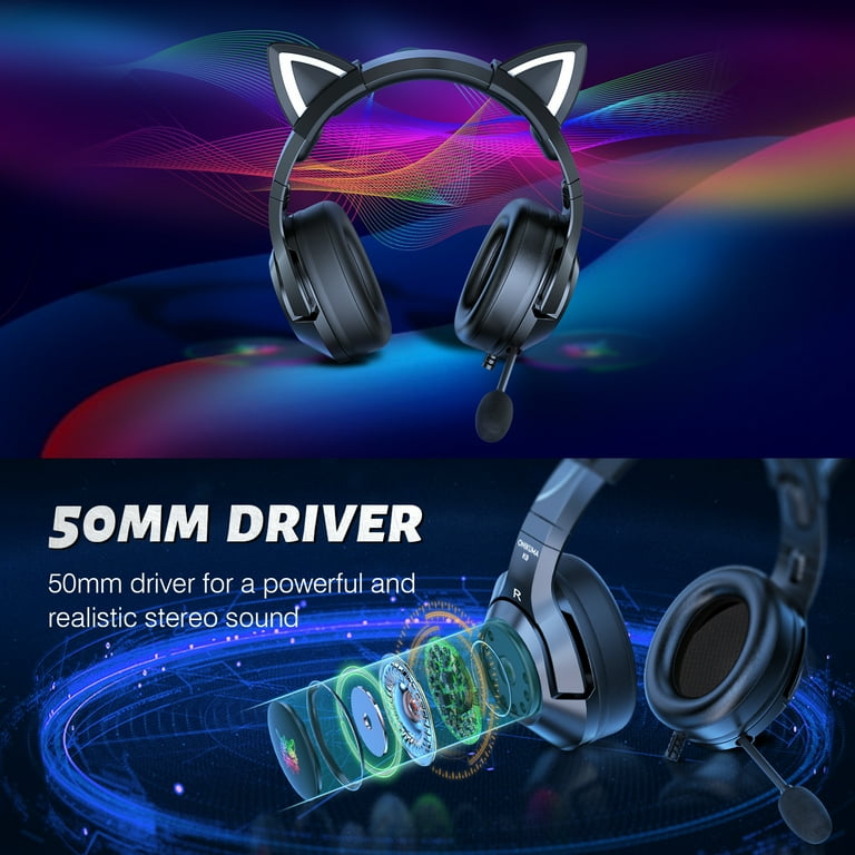 Headset Gamer Onikuma, RGB, Xbox One