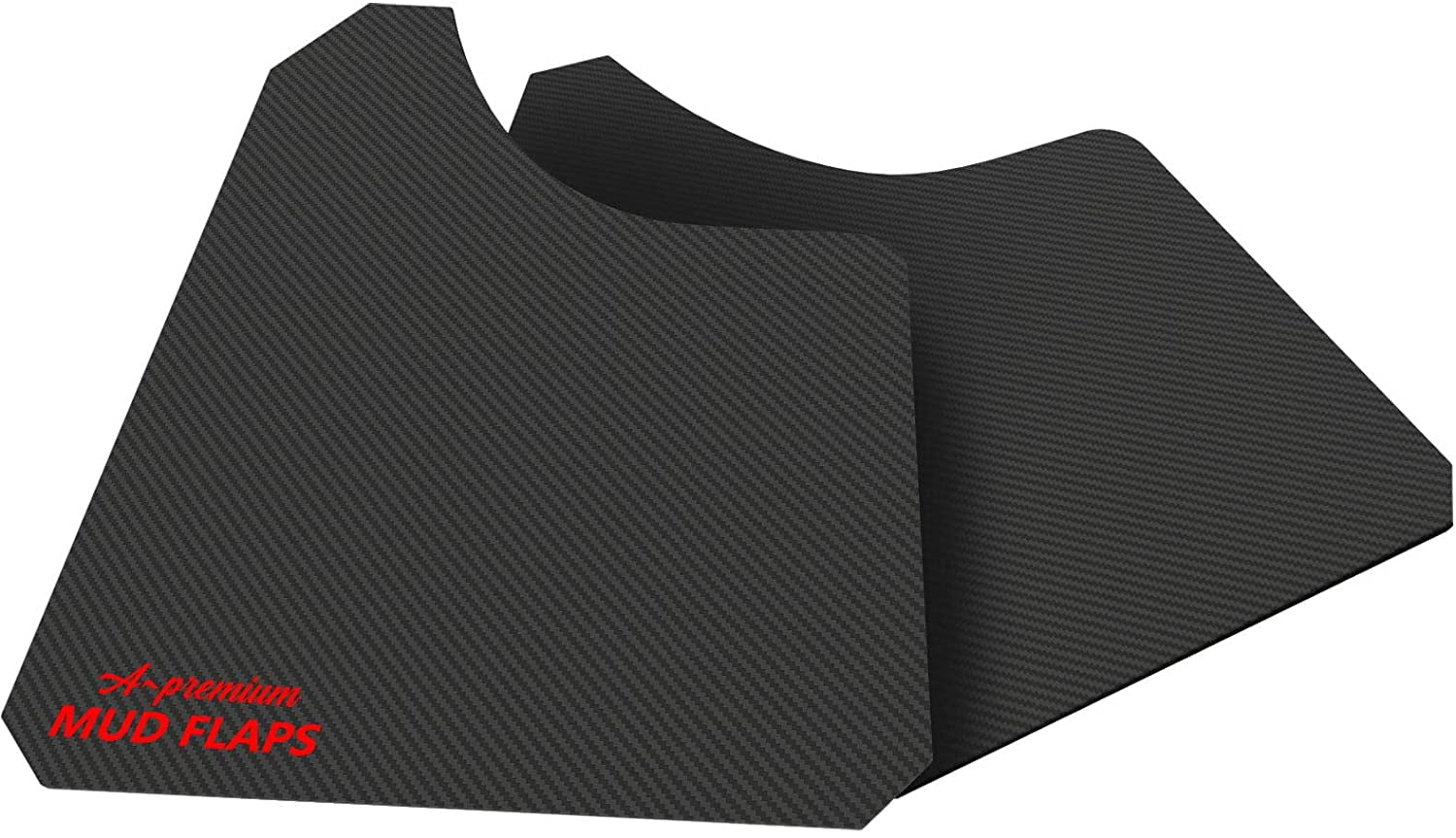 A-Premium 2 Pcs Black Universal Splash Guards Mud Flaps Mudflaps Mudguard Fender Flares for Car Pickup Truck SUV with Hardware Fits select: 1975-2022 FORD F150, 1999-2022 CHEVROLET SILVERADO