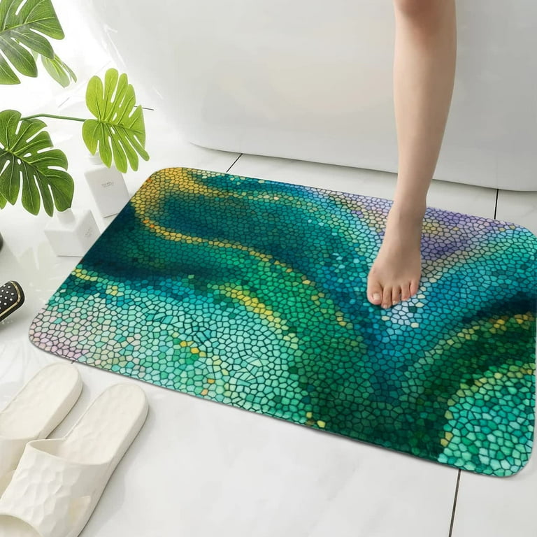 Multicolor RUG Bath Mat, Door Mat & Water Absorbent Door Mat, Super  Absorbent