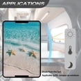 thumbnail image 5 of Psesaysky RV Door Window Shade Easy to Install Privacy Protection RV Window Cover Ocean Beach Starfish Sun Blackout for Camper Trailer (17.3x26 inch), 5 of 7