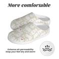 thumbnail image 6 of Picia White Rabbit for Women's Lamb-hug Comfy Fleece House Slippers Memory Foam, Slip-on House Shoes Indoor Outdoor-46/47, 6 of 7