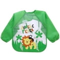 thumbnail image 2 of Toddler Long Sleeve Baby Bibs Waterproof Sleeved Bib Soft Cartoon for Girls Boys Fawn And Foster Plain Bibs Baby One Feeding Smock Baby Walls Insulated Bibs for Kids Snap Bibs Baby Bibs Science Baby, 2 of 5
