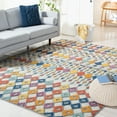 thumbnail image 2 of SAFAVIEH Aspen Winfred Geometric Area Rug, Light Grey/Blue, 9' x 12', 2 of 7