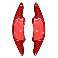 thumbnail image 2 of Lenkra para palanca de cambios DS para Mazda CX-30 2020-22 para Mazda 3 fibra de carbono rojo, 2 of 3