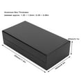 thumbnail image 2 of Circuit Board Box,Aluminum Case PCB Junction Box Electrical Accessory Sand Black Heat Dissipation, 2 of 8