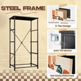 thumbnail image 4 of African Dresser for Bedroom with 4 Storage Drawers Stylized African Women Colorful Headwraps Dressers Chest of Drawers Steel Framed Fabric Closet Organizers for Entryway Wood Top Tall Dresser, 4 of 8