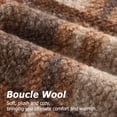 thumbnail image 2 of decorUhome 20x20 Inch Pack of 2 Boho Plaid Textured Pillow Covers for Couch Sofa Bedroom, Farmhouse Neutral Pillowcases for Home Decor, Autumnal, 2 of 9