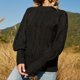 thumbnail image 5 of Gibobby Suéter de Cuello Redondo para Mujer, Suéter clásico de algodón Suave con Cuello Barco para Mujer Suéter para Mujer(Negro,CH), 5 of 5