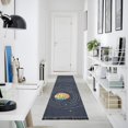 thumbnail image 4 of Yayeee Hallway Runner Rug 2'x6' Non Slip Machine Washable with Rubber Backing, Cat Planet, 4 of 8