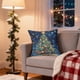 thumbnail image 4 of CaiYueKe Christmas Pillow Cover Holiday Decor Cute Cat Tree Design Linen Throw Pillowcase Seasonal Sofa Bed Couch Decorative Home Accent Festive Gift, 4 of 7