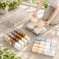 Stackable Bra Storage Solution Clear-1 Cell-1 Pack Underwear Drawer Organizer Stackable Closet Storage ...
