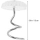 thumbnail image 5 of 150pcs in Sliovers Push Pin Fasteners Place Clear Spiral Ruffle Heads Chair Covers Decoration Skirt with Bed Sofa Couch Plastic Headliner Upholstery and for Car, 5 of 5