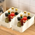 thumbnail image 6 of Kchsji Plastic Storage Baskets Organizer Bins For Home, Open Stackable Storage Box For Pantry Kitchen Organization, Multipurpose Bin For Bathroom Closet Laundry Room Decor Storage, 6 of 6