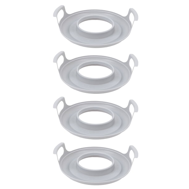 BANDEJA Para El Tazón de Microondas, Lavavajillas a Prueba de Derrames de Derrames de Microondas, Placa fría pp con manijas para placas para comidas de microondas