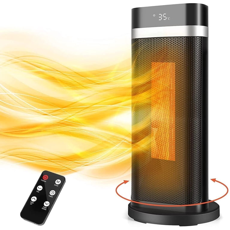 Space Heater Electric Heaters 750W/1500W Ceramic Heater Fan 4 Modes 12h  Timer with Safe Overheating and Tip Over Protection Heating Settings for  Bedroom, Office, Indoor - Walmart.com