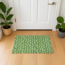 Addison Rugs Mayfield Premium Machine Washable Transitional Holiday Green Rectangle Rug, 1'8" x 2'6"