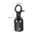 thumbnail image 2 of EXHUMKY 1Jgo Capuchón De Cuerda Con Gancho Metálico Negro Para Accesorios De Cuerdas En Eventos Y, 2 of 8