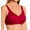 Legacy Red, variant on Women's Beyond Comfort Wireless Bra, Smoothing, Simple Sizing S-3XL, Style 72204