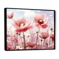 thumbnail image 2 of Designart "Sunshine Blooms in Pink Glow" Floral Framed Wall Art - Traditional Pink Flowers Entryway Framed Wall Art, 2 of 6