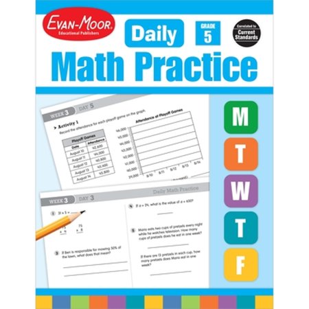 Pre-Owned Daily Math Practice Grade 5 Te (Paperback) 1557997454 9781557997456