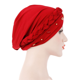 thumbnail image 5 of Gorro musulmán para la cabeza de primavera y otoño, de seda color leche, con cuentas de un solo color, 5 of 6