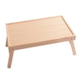 thumbnail image 4 of TEHAUX 1Pcs Laptop Tray for Bed Wood Color Portable for Study, 4 of 7