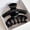 Black-2Pcs, variant on 2pcs Korean Polka Dot Arc Large Dragon Bone Shark Hair Clip Claw Hair Accessories For Back of Head Hair Grips Hairpins Headwear