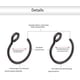 thumbnail image 3 of Falso Nasenpiercing Gef?lscht Magnetische Falso Septum Imitación Nasenring, 3 of 7