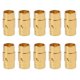 thumbnail image 3 of 10pcs Strong Round Magnetic Clasps Leather Cord Bracelets Necklace DIY Connectors Accessories Making Fittings(Imitation Gold, Hole Diameter 8MM), 3 of 4