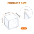 thumbnail image 2 of Uxcell 16 Pcs Protectores de Suelo de Silicona para Patas de Silla 0.8 x 0.8 pulgadas Tapas Antideslizantes para Patas de Silla para Pisos de Madera Dura Reducir Ruido y Rasguños, Transparente, 2 of 6