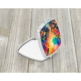 thumbnail image 2 of Colorful Begonias Compact Mirror 2.75 in x 3 in, 2 of 4