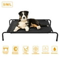 thumbnail image 2 of Elevated Pet Bed Dogs Cot Dogs Cats Cool Bed S/M/L Heavy Duty Breathable Washable Indoor Outdoor Use Black, 2 of 5