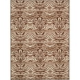thumbnail image 2 of SAFAVIEH Metropolis Kevin Animal Print Area Rug, Cream/Brown, 5'3" x 7'11", 2 of 3