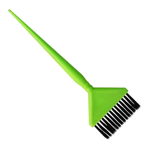 Pincel para teñir el cabello, duradero y cómodo, con aplicador de tinte de color, antideslizante. Verde