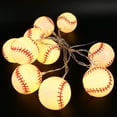 thumbnail image 3 of BRIGHTFUFU Luz de cadena Luz de béisbol deportiva Luz de fiesta Luz de patio para dormitorio al aire libre, 3 of 8