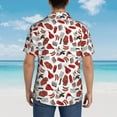 thumbnail image 6 of Goofa Red Food Hawaiian Shirt for Men, Unisex Summer Beach Casual Short Sleeve Button Down Shirts,Aloha Tropical Floral print shirt-3X-Large, 6 of 9