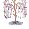 thumbnail image 2 of Árbol del Dinero de cristal natural oso de fresa Feng Shui decoración de prosperidad y Dinero, 2 of 5