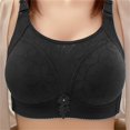 thumbnail image 4 of mgoYE Women's Bras Wireless Full Coverage Plus Size Minimizer Comfort Soft Bra(Black,38), 4 of 5