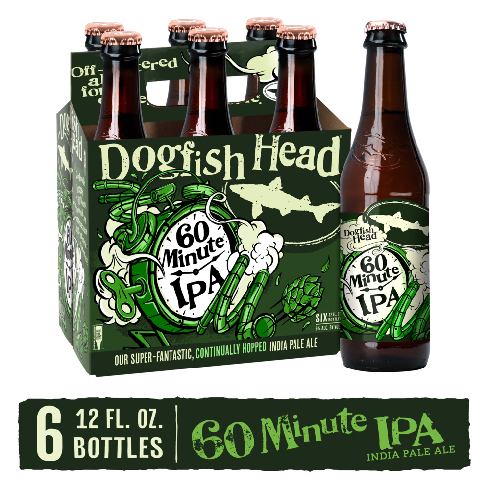 Dogfish Head 60 Minute IPA Beer 6 Pack, 12 fl. oz. Bottles Walmart