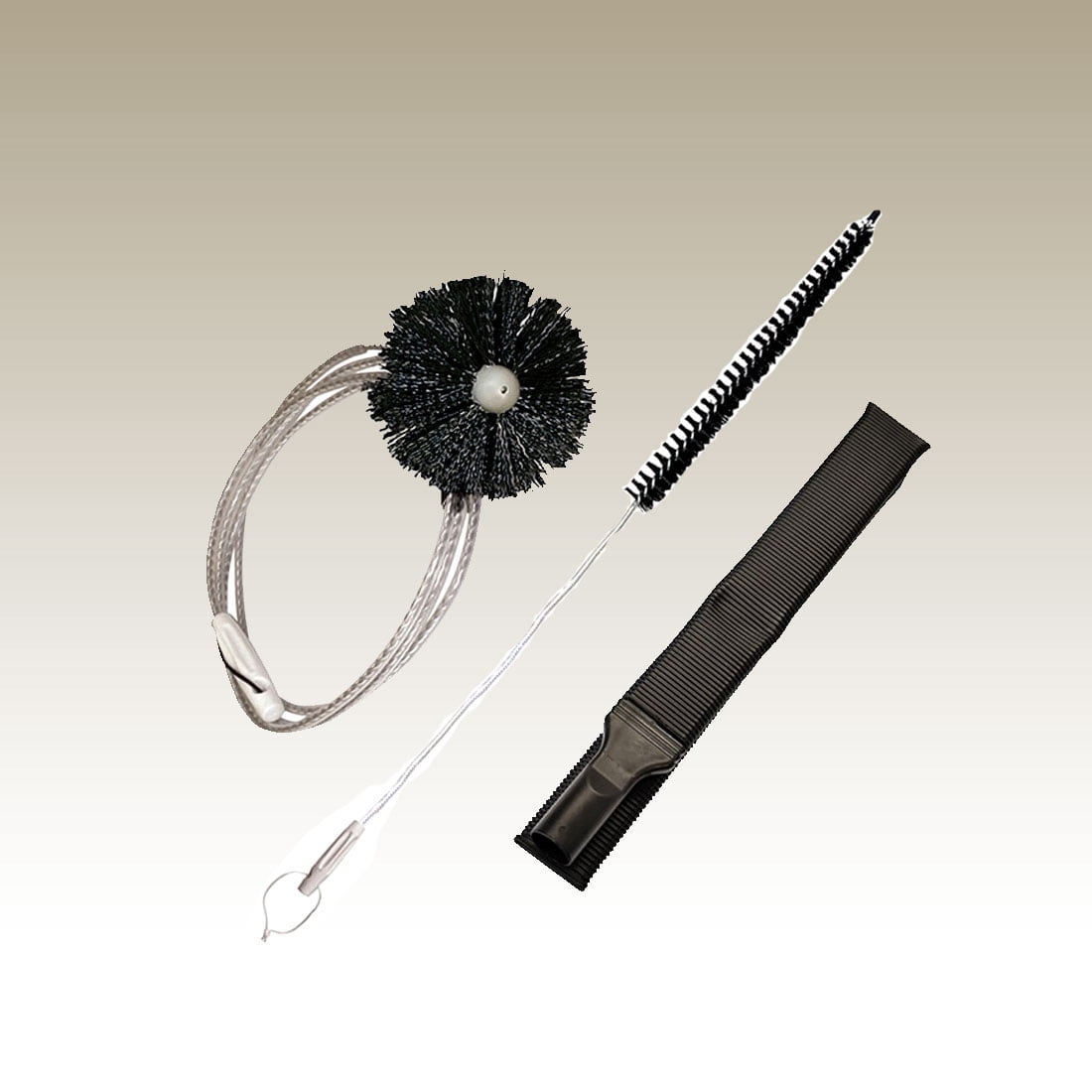 TV Direct Dryer Vent Cleaning Kit with Vacuum Attachment and Brush Set, 3 Piece