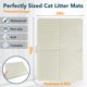 thumbnail image 2 of Alfombrilla de arena para gatos UPSKY, grande, 79 x 61 cm, impermeable, suave, EVA, 2 of 7