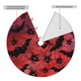 thumbnail image 2 of Lsque Bats And Spiders Print Christmas Tree Skirt, Tree Skirt with Ties or Velcro, Perfect for Holiday Decorations, Halloween, and New Year-36", 2 of 7