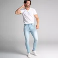 thumbnail image 4 of Jeans Caballero Seven Premium Súper Skinny Azul Claro, 4 of 8