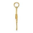 thumbnail image 5 of Auriga 10k Yellow Gold Cross w/ Drape Charm for Women L-22.3 mm, 5 of 6