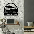 thumbnail image 3 of Handmadetneonsign Custom Locomotive Train Metal Wall Art with LED Light - Personalized Train Driver, 3 of 5