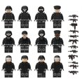 thumbnail image 1 of City Black Swat Police Put Together Building Blocks Minifigure Toy Set To Send Weapons Arm Can Be Rotated, 1 of 2