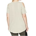 thumbnail image 2 of Calvin Klein Womens Mock Neck Top, 2 of 2