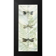 thumbnail image 2 of Tre Sorelle Studios 10x18 Black Modern Framed Museum Art Print Titled - Dragonfly Botanical Panels II, 2 of 5