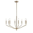 thumbnail image 5 of Millennium Lighting 8168-MG Laurell 8 Light 30" Wide Taper Candle Style Chandelier - Gold, 5 of 5