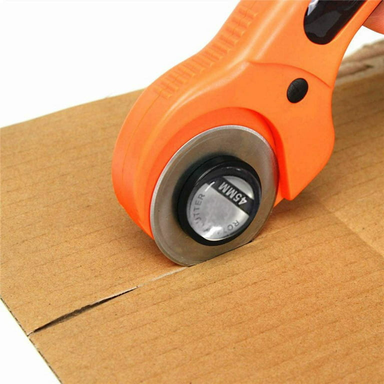 45mm Patchwork Roller Wheel Knife Cloth Cutting Knife Leather Paper Fabric  Craft Fabrics Rotary Cutter DIY Sewing Accessories
